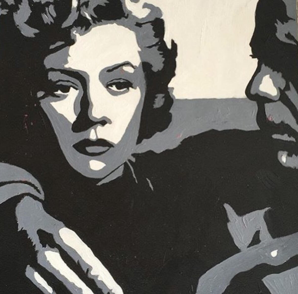 "Gloria Grahame" | 8x10 | Acrylic on paper